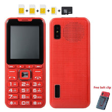 Load image into Gallery viewer, Mafam Music Mobile Phone Big Speaker Sound Quad 4 Sim 4 Standby Magic Voice Changer Power Bank 2.4 Display Dual Flashlight