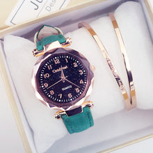 Load image into Gallery viewer, Women Fashion Watches Hot Sale Cheap Starry Sky Ladies Bracelet Watch Casual Leather Quartz Wristwatches Clock Relogio Feminino