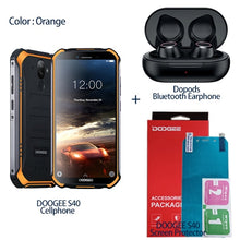 Load image into Gallery viewer, DOOGEE S40 IP68 IP69K Mobile Phone 5.5inch Display 4650mAh MT6739 Quad Core 3GB RAM 32GB ROM Android 9.1 8.0MP Camera 4G Network