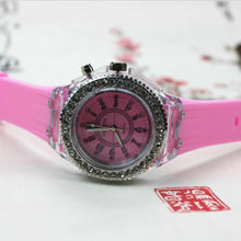 Load image into Gallery viewer, Flash Luminous Watch Led light Personality trends students lovers jellies woman men's watches light WristWatch