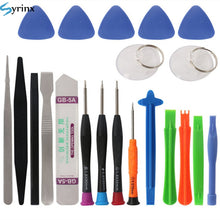 Load image into Gallery viewer, 21 in 1 Mobile Phone Repair Tools Kit Spudger Pry Opening Tool Screwdriver Set for iPhone X 8 7 6S 6 Plus 11 Pro XS Hand Tools