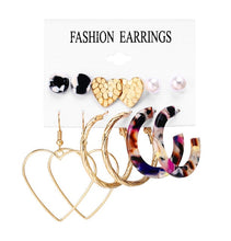 Load image into Gallery viewer, Simple Plain Gold Color Metal Pearl Hoop Earrings Fashion Big Circle Hoops Statement Earrings for Women Party Jewelry