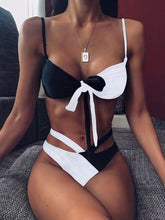 Load image into Gallery viewer, Catei Karrui NEW 2020 popular women's swimsuit Leopard Print Bikini split swimsuit sexy bikini swimming pool party essential