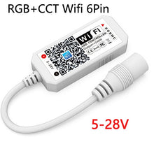Load image into Gallery viewer, DC5V 12V 24V RGB Led Wifi Controller RGBW RGBWW Bluetooth WiFi LED controller For 5050 2835 WS2811 WS2812B led strip Magic Home