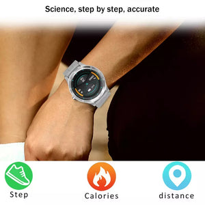 LIGE New Smart Watch Men's Women's Sports Heart Rate Tracking Fitness Tracker Waterproof Smart Watch Men's Women's Watch Android