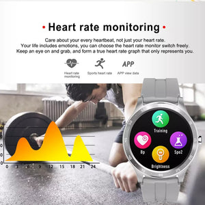 LIGE New Smart Watch Men's Women's Sports Heart Rate Tracking Fitness Tracker Waterproof Smart Watch Men's Women's Watch Android