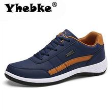 Load image into Gallery viewer, Yhebke Fashion Men Sneakers for Men Casual Shoes Breathable Lace up Mens Casual Shoes Spring Leather Shoes Men chaussure homme
