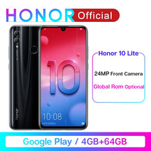 Load image into Gallery viewer, Global ROM Honor 10 Lite Smartphone 4GB /64GB Kirin 710 Octa Core 6.21&quot; 2340X1080P 24MP Front Camera Mobile Phone Android 9.0
