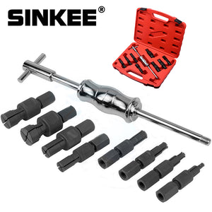 9pc Blind Hole Kit Slide Hammer Pilot Internal Bearing Puller Bearing Extractor Removal Kit SK1034