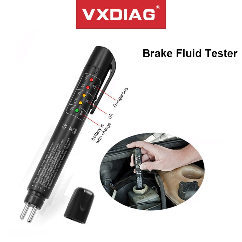 Universal car accessories Brake Fluid Tester diagnostic tools 5 Leds brake fluid Testing tool ar automo Accurate Oil Quality