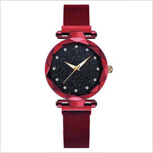 Load image into Gallery viewer, Top Brand Star Watch For Women Rose Gold Mesh Magnet Starry Sky Quartz Wristwatch Gradient Ladies Wrist Watches relogio feminino
