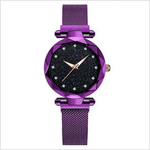 Load image into Gallery viewer, Top Brand Star Watch For Women Rose Gold Mesh Magnet Starry Sky Quartz Wristwatch Gradient Ladies Wrist Watches relogio feminino
