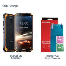 Load image into Gallery viewer, DOOGEE S40 IP68 IP69K Mobile Phone 5.5inch Display 4650mAh MT6739 Quad Core 3GB RAM 32GB ROM Android 9.1 8.0MP Camera 4G Network
