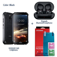 Load image into Gallery viewer, DOOGEE S40 IP68 IP69K Mobile Phone 5.5inch Display 4650mAh MT6739 Quad Core 3GB RAM 32GB ROM Android 9.1 8.0MP Camera 4G Network
