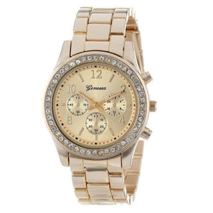 new geneva classic luxury rhinestone watch women watches fashion ladies women clock Reloj Mujer Relogio Feminino Ladies watch