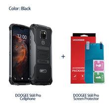 Load image into Gallery viewer, IP68 Waterproof DOOGEE S68 Pro Rugged Phone Helio P70 Octa Core 6GB 128GB Wireless Charge NFC 6300mAh 12V2A Charge 5.9 inch FHD+
