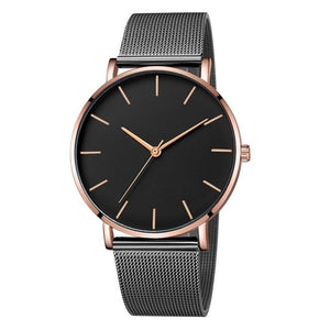 2019 Ultra-thin Rose Gold Watch Minimalist Mesh Women Watch montre femme  Watches Zegarek Damski Watch  Relojes Para Mujer Reloj