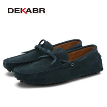 Load image into Gallery viewer, DEKABR Brand Big Size Cow Suede Leather Men Flats 2020 New Men Casual Shoes High Quality Men Loafers Moccasin Driving Shoes
