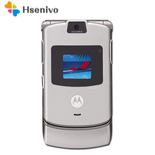 Load image into Gallery viewer, Original Motorola Razr V3 100% Good Quality mobile phone one year warranty refurbished Free shipping
