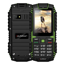 Load image into Gallery viewer, ioutdoor T1 2G Feature Mobile Phone Rugged IP68 Waterproof Phone FM GSM SIM Card Led Flashlight 2MP Russian Keyboard Cellphone
