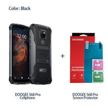 Load image into Gallery viewer, IP68 Waterproof DOOGEE S68 Pro Rugged Phone Wireless Charge NFC 6300mAh 12V2A Charge 5.9 inch FHD+ Helio P70 Octa Core 6GB 128GB
