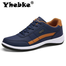 Load image into Gallery viewer, Yhebke Fashion Men Sneakers for Men Casual Shoes Breathable Lace up Mens Casual Shoes Spring Leather Shoes Men chaussure homme
