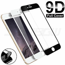 Load image into Gallery viewer, 9D Curved Edge Full Cover Tempered Glass For iPhone 7 8 6 6S Plus Screen Protector on iphone7 iphone8 iphone6 iphone6s Glas Film
