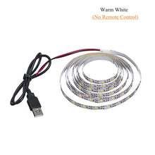 Load image into Gallery viewer, LED Strip Light USB 2835SMD DC5V Flexible LED Lamp Tape Ribbon RGB 0.5M 1M 2M 3M 4M 5M TV Desktop Screen BackLight Diode Tape
