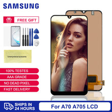 Load image into Gallery viewer, For Samsung A70 Display TFT For Samsung Galaxy A70 LCD Display Touch Screen Digitizer Assembly For Samsung A70 A705 SM-A705F
