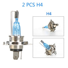 Load image into Gallery viewer, 2 PCS Newest super bright 55w car H4 H7 H11 H1 9005 9006 HB3 HB4 Halogen lamp Original socket auto headlight bulb 5500k white
