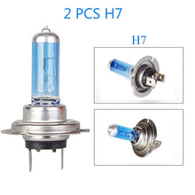 Load image into Gallery viewer, 2 PCS Newest super bright 55w car H4 H7 H11 H1 9005 9006 HB3 HB4 Halogen lamp Original socket auto headlight bulb 5500k white
