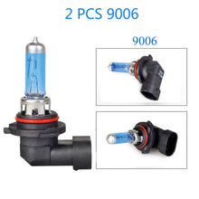 Load image into Gallery viewer, 2 PCS Newest super bright 55w car H4 H7 H11 H1 9005 9006 HB3 HB4 Halogen lamp Original socket auto headlight bulb 5500k white
