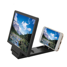 Load image into Gallery viewer, CASEIER 3D Screen Amplifier Mobile Phone Screen Video Magnifier For Cell Phone Smartphone Enlarged Screen Phone Stand Bracket
