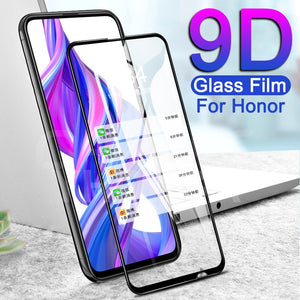 9D Protective Glass For Huawei Honor 9X 9A 9C 9S 8X 8A 8C 8S 9i 10i 20i 20S Play Tempered Screen Protector Glass Safety Film