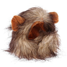 Load image into Gallery viewer, Funny Cute Pet Cat Costume Lion Mane Wig Cap Hat For Cat Dog Halloween Christmas Clothes Fancy Dress With Ears Pet Clothes
