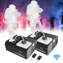 Load image into Gallery viewer, Honhill Fog Smoke Machine DMX512 1500W Wireless Fogger Machine With Remote Control Upspray Fogger Stage Disco Fogger
