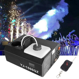 Honhill Fog Smoke Machine DMX512 1500W Wireless Fogger Machine With Remote Control Upspray Fogger Stage Disco Fogger