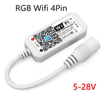 Load image into Gallery viewer, DC5V 12V 24V RGB Led Wifi Controller RGBW RGBWW Bluetooth WiFi LED controller For 5050 2835 WS2811 WS2812B led strip Magic Home
