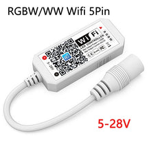 Load image into Gallery viewer, DC5V 12V 24V RGB Led Wifi Controller RGBW RGBWW Bluetooth WiFi LED controller For 5050 2835 WS2811 WS2812B led strip Magic Home
