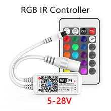 Load image into Gallery viewer, DC5V 12V 24V RGB Led Wifi Controller RGBW RGBWW Bluetooth WiFi LED controller For 5050 2835 WS2811 WS2812B led strip Magic Home
