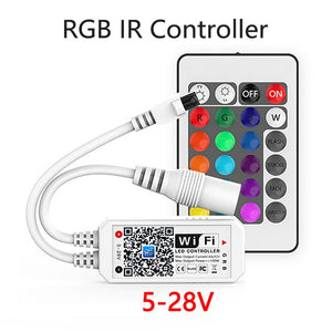 DC5V 12V 24V RGB Led Wifi Controller RGBW RGBWW Bluetooth WiFi LED controller For 5050 2835 WS2811 WS2812B led strip Magic Home