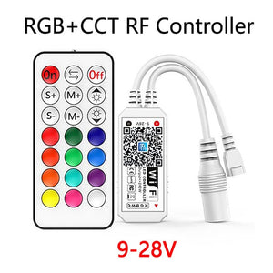 DC5V 12V 24V RGB Led Wifi Controller RGBW RGBWW Bluetooth WiFi LED controller For 5050 2835 WS2811 WS2812B led strip Magic Home