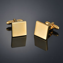 Load image into Gallery viewer, French shirt cufflink for mens Brand designer Cuffs link Button male Gold High Quality Luxury Wedding
